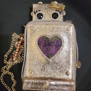 Betsey Johnson robot purse